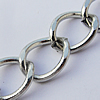 Iron Jewelry Chains, Lead-free Link's size:13.9x6.8mm, thickness:2mm, Sold by Group