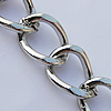 Iron Jewelry Chains, Lead-free Link's size:14x10mm, thickness:2mm, Sold by Group