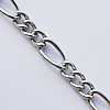 Iron Jewelry Chains, Lead-free Link's size:6x3mm, thickness:0.4mm, Sold by Group