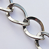 Iron Jewelry Chains, Lead-free Link's size:18x13.5mm, thickness:2.2mm, Sold by Group  