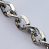 Iron Jewelry Chains, Lead-free Link's size:5.5x4mm, thickness:1mm, Sold by Group  