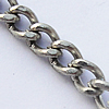 Iron Jewelry Chains, Lead-free Link's size:4x3mm, thickness:0.9mm, Sold by Group  