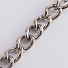 Iron Jewelry Chains, Lead-free Link's size:4.5x3.1mm, thickness:0.9mm, Sold by Group  
