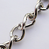 Iron Jewelry Chains, Lead-free Link's size:10.2x7.5mm, thickness:1.8mm, Sold by Group  