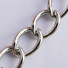 Iron Jewelry Chains, Lead-free Link's size:13.5x10mm, thickness:2mm, Sold by Group  