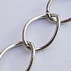 Iron Jewelry Chains, Lead-free Link's size:21.5x15.2mm, thickness:1.9mm, Sold by Group  