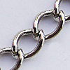 Iron Jewelry Chains, Lead-free Link's size:5.6x4mm, thickness:0.4mm, Sold by Group  
