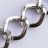 Iron Jewelry Chains, Lead-free Link's size:8.8x7.2mm, thickness:1.2mm, Sold by Group  