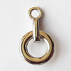 Pendant, Lead-free Zinc Alloy Jewelry Findings, Donut 14x24mm Hole:3mm, Sold by Bag
