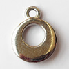 Pendant, Lead-free Zinc Alloy Jewelry Findings, Donut 15x19mm Hole:4mm, Sold by Bag