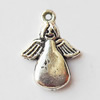 Pendant, Lead-free Zinc Alloy Jewelry Findings, 13x17mm Hole:1mm, Sold by Bag