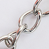 Iron Jewelry Chains, Lead-free Link's size:12x8.6mm, thickness:2mm, Sold by Group  