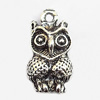 Pendant, Lead-free Zinc Alloy Jewelry Findings, Bird 15x29x11mm Hole:2.5mm, Sold by Bag