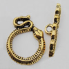 Clasp, Zinc Alloy Jewelry Findings Lead-free, 21x16mm,23x3mm Hole=2mm, Sold by Bag
