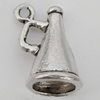 Pendant Zinc Alloy Jewelry Findings Lead-free, 16x11mm Hole:1mm Sold by Bag