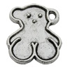 Pendant Zinc Alloy Jewelry Findings Lead-free, 21x18mm Hole:2mm Sold by Bag