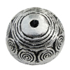 Bead Zinc Alloy Jewelry Findings Lead-free, Round 18mm, Hole:2mm Sold by Bag