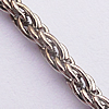 Iron Jewelry Chains, Lead-free Link's size:1.9x3.1mm, thickness:0.3mm, Sold by Group  