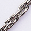 Iron Jewelry Chains, Lead-free Link's size:4.5x6.8mm, thickness:1mm, Sold by Group  