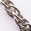 Iron Jewelry Chains, Lead-free Link's size:8x6mm, thickness:1.1mm, Sold by Group  