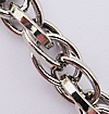 Iron Jewelry Chains, Lead-free Link's size:7.9x10.6mm, thickness:1.9mm, Sold by Group  