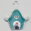  Zinc Alloy Jewelry Findings, Christmas Charm/Pendant,  26x21mm Hole:2mm Sold by Bag