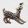 Pendant, Lead-free Zinc Alloy Jewelry Findings, Animal 22x23mm Hole:2mm, Sold by Bag