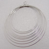 Iron Thread Component Handmade Lead-free, 52x46mm,29mm Hole:2.5mm Sold by Bag