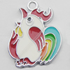 Pendant Zinc Alloy Enamel Jewelry Findings Lead-free, Chicken 25x18mm Hole:2mm Sold by Bag