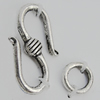 Clasp Zinc Alloy Jewelry Findings Lead-free, 20x9mm,O:7mm,I:5mm  Sold by KG