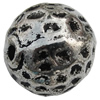 Bead Zinc Alloy Jewelry Findings Lead-free, Round 13mm, Hole:1.5mm Sold by Bag