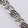 Iron Jewelry Chains, Lead-free Link's size:12x4.9mm, Sold by Group  