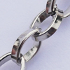 Iron Jewelry Chains, Lead-free Link's size:6.6x4.8mm, thickness:1.5mm, Sold by Group  