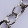 Iron Jewelry Chains, Lead-free Link's size:7.3x5.9mm, thickness:1.1mm, Sold by Group  