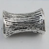 European Style Beads Zinc Alloy Jewelry Findings Lead-free, 13x8mm, Hole:4mm Sold by Bag