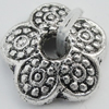 Bead Zinc Alloy Jewelry Findings Lead-free, 9mm, Hole:2mm Sold by Bag