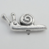 Bead Zinc Alloy Jewelry Findings Lead-free, Animal 6x15mm, Hole:1mm Sold by Bag