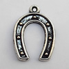 Pendant, Lead-free Zinc Alloy Jewelry Findings, 12x16mm Hole:1mm, Sold by Bag