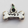 Pendant, Lead-free Zinc Alloy Jewelry Findings, 7x10mm Hole:1mm, Sold by Bag