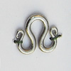 Connectors, Lead-free Zinc Alloy Jewelry Findings, 16x15mm, Sold by Bag