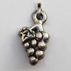 Pendant, Lead-free Zinc Alloy Jewelry Findings, Fruit 7x13.5mm Hole:1mm, Sold by Bag