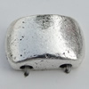 Bead Zinc Alloy Jewelry Findings Lead-free, 14x9mm, Hole:2mm Sold by Bag