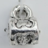 Pendant Zinc Alloy Jewelry Findings Lead-free, 10x7mm Hole:2mm Sold by KG