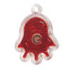Resin Pendent, 29x22mm Hole:2.5mm, Sold by Bag