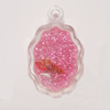 Resin Pendent, 29x19mm Hole:2.5mm, Sold by Bag