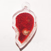 Resin Pendent, 31x17mm Hole:2.5mm, Sold by Bag