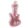 Resin Pendent, Violin 37x18mm Hole:2.5mm, Sold by Bag