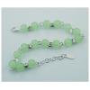 Sterling Silver European style Bracelets, with crystal, Length:7.1 inch, Sold by PC