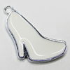 Zinc Alloy Enamel Pendant, 27x14mm Hole:2mm, Sold by Group