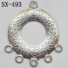 Connector, Lead-free Zinc Alloy Jewelry Findings, 30x26mm Hole=1.2mm, Sold by Bag